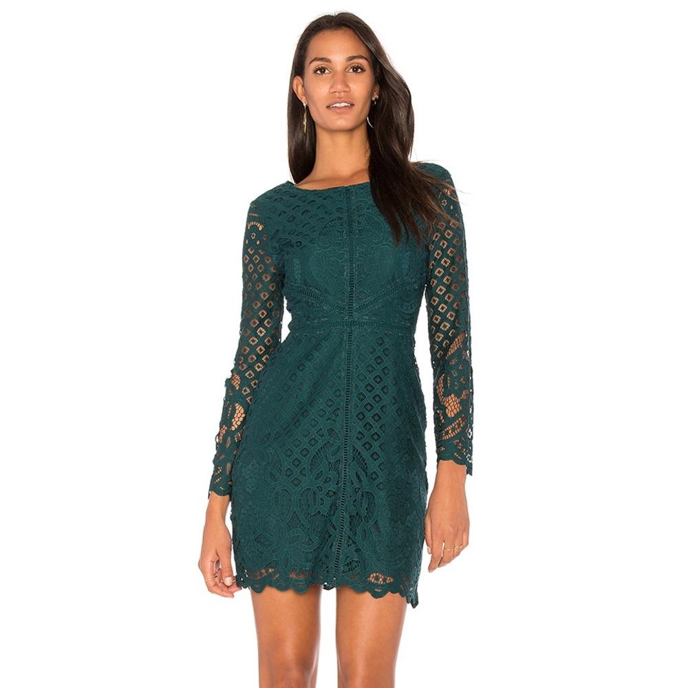 Cupcakes and cashmere lace mini dress